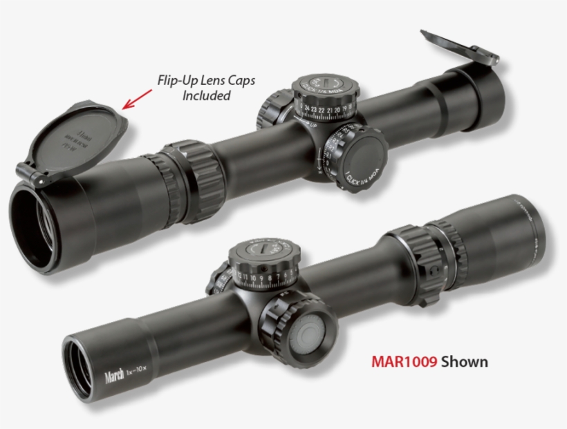10 X 24mm - C More Rifle Scope 1 10x24mm, transparent png #6360750