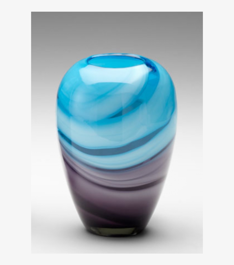 Cyan Design Tall Turquoise & Purple Glass Vase, transparent png #6361849