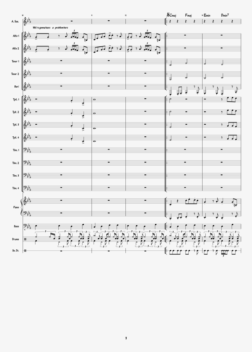 The Real Slim Shady Sheet Music Composed By Arr - Real Slim Shady Drum Pattern, transparent png #6361890