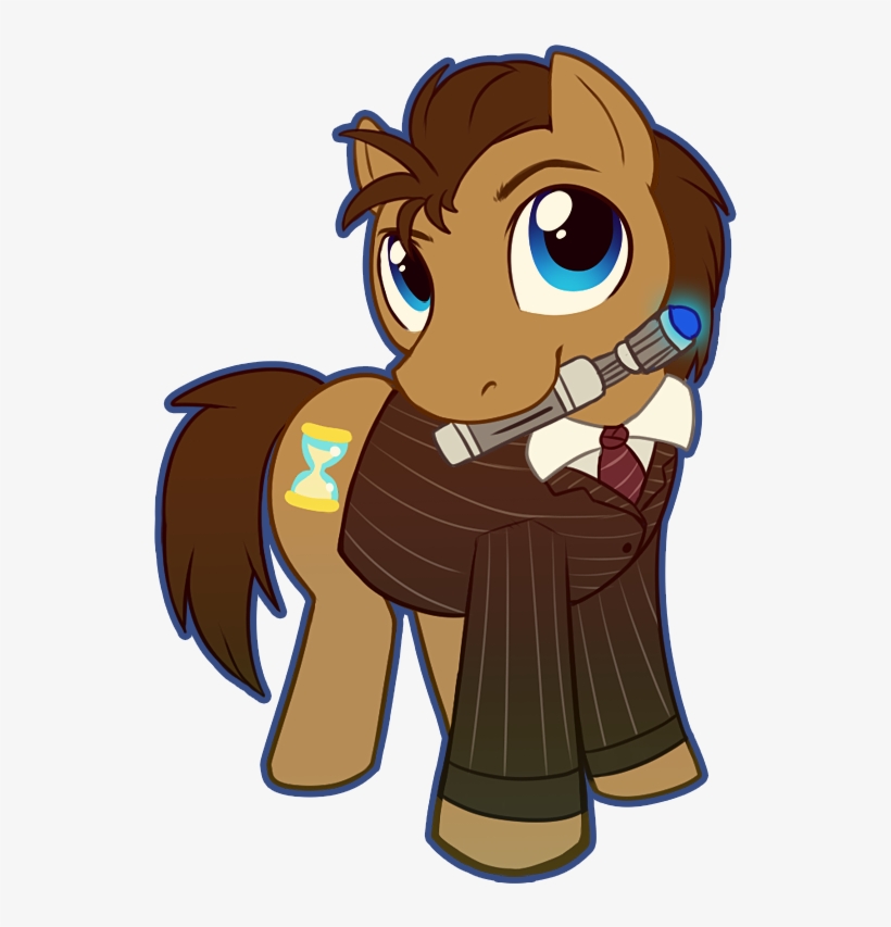 Pony Doctor Who Ten - My Little Pony: Friendship Is Magic, transparent png #6363355