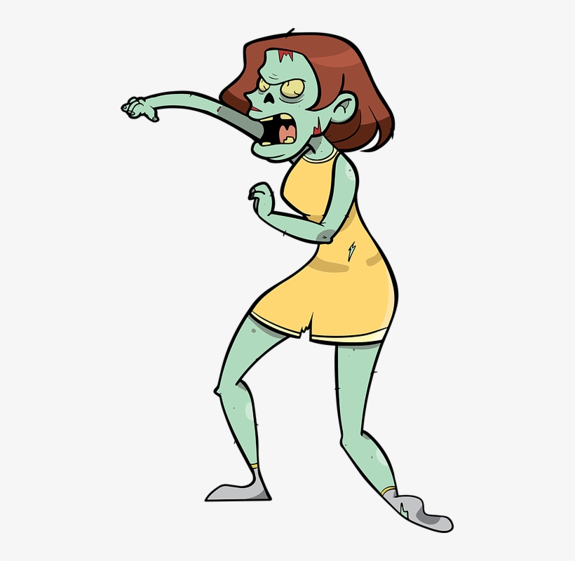 Zombie Clipart Creative Commons - Cartoon For Daylight Savings, transparent png #6363597