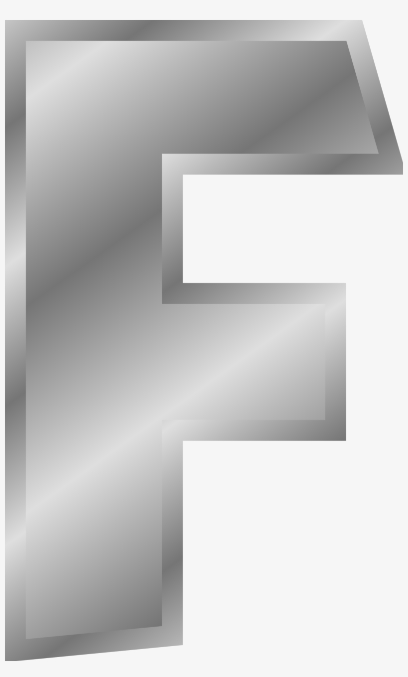 Clipart - Silver F Png, transparent png #6363856