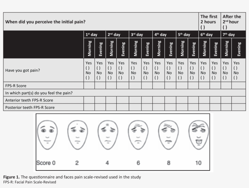 Statistical Analysis - Faces Pain Scale, transparent png #6364050