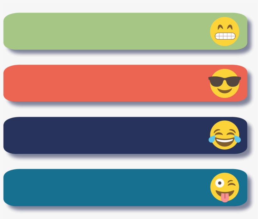 Slimline Labels - Emoji - Colorfulness, transparent png #6364314