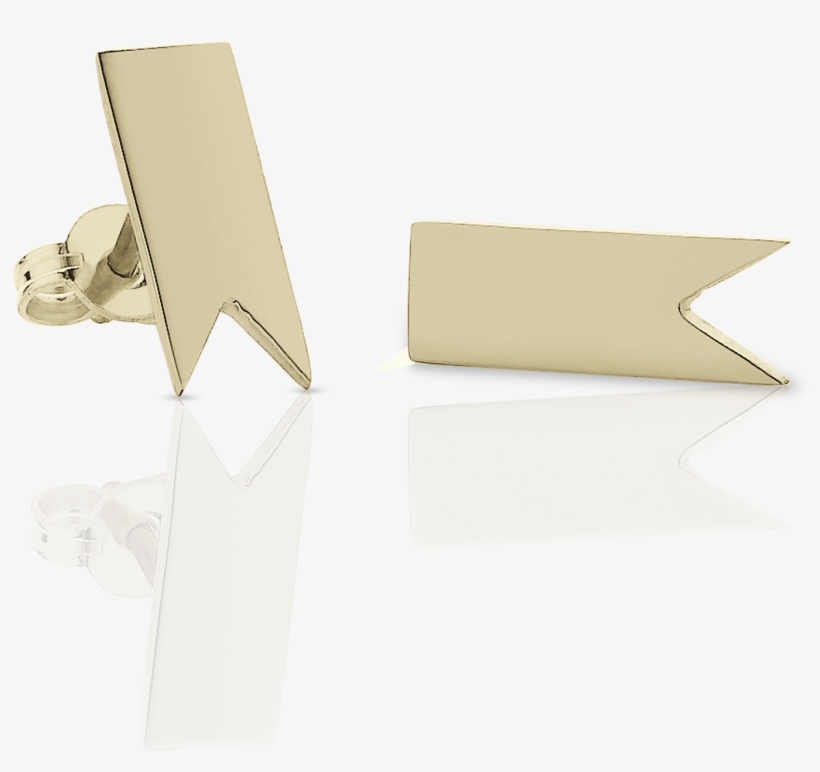 Banner Stud Earrings - Earring, transparent png #6364603