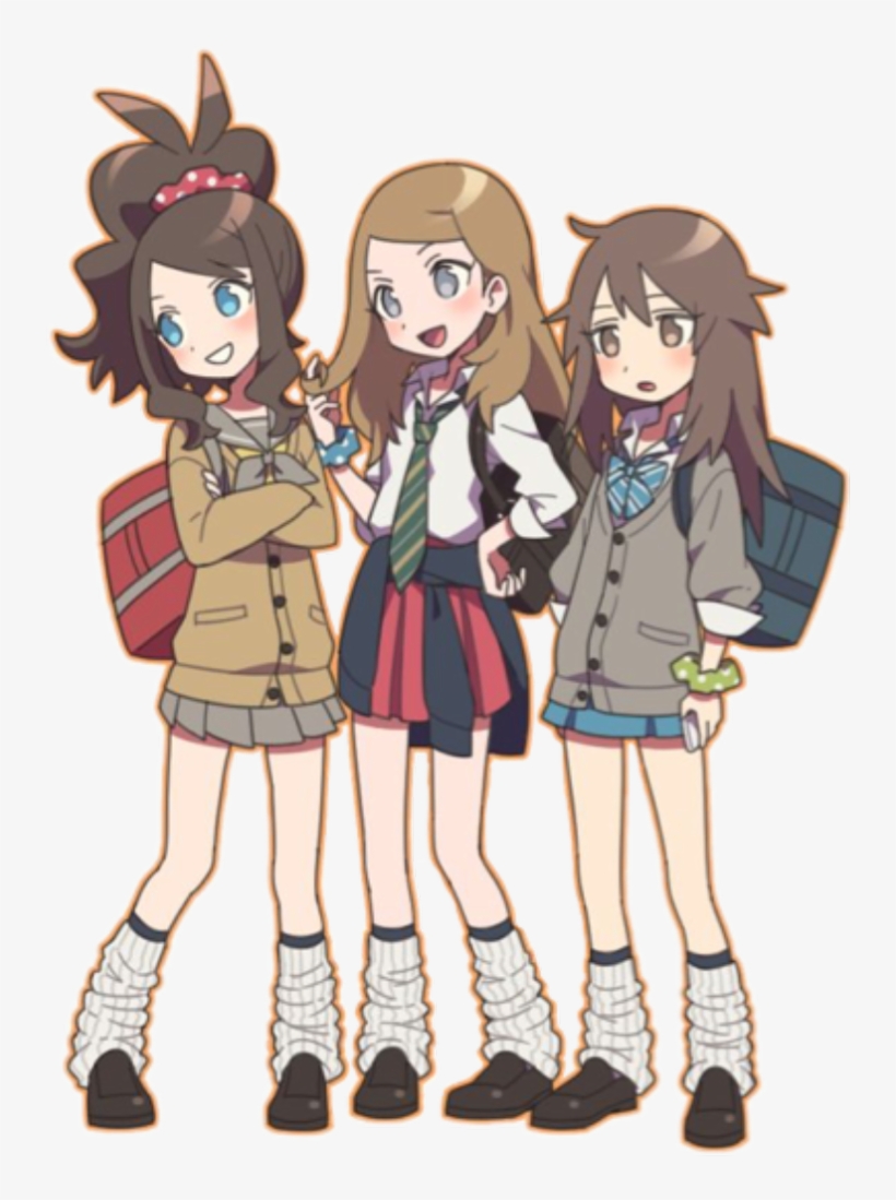 Pokemon Girl Pokemongirl Serena Green Anita - Pokemon Trainer Leaf, transparent png #6364817