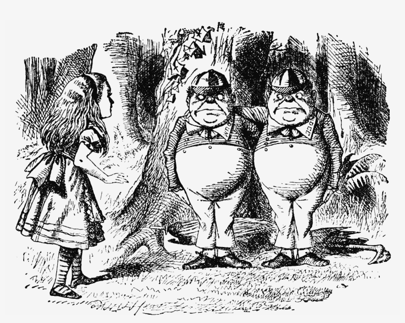 069 Tweedledum And Tweedledee Q90 1600×1200 - Tweedle Dee And Tweedle Dum Quotes, transparent png #6365471