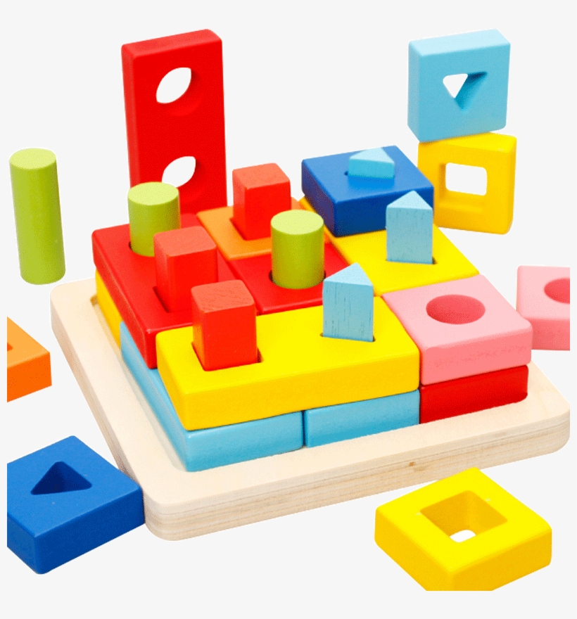 Wooden Children's Educational Toys Early Education - Toy Block, transparent png #6366255