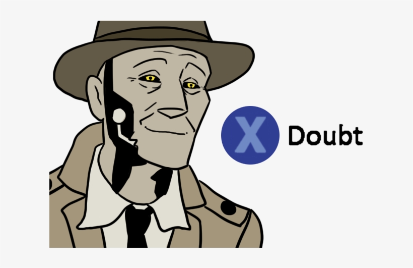 Fallout 4 Nick Valentine Silly Art Tag - Cartoon, transparent png #6366606