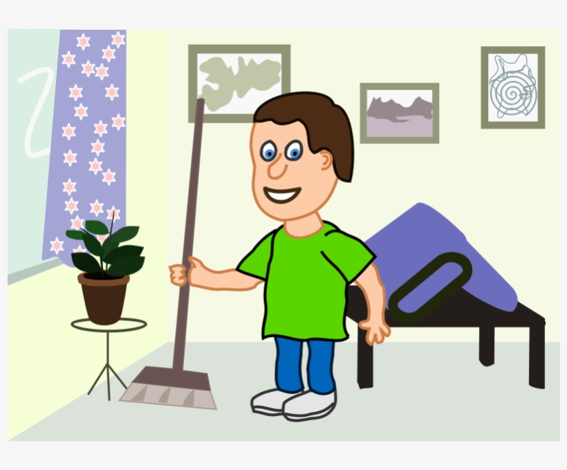Cleaning - Cleaning The House Cartoon, transparent png #6366695