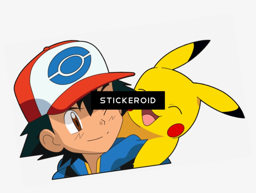 Pikachu Smiling Pokemon - Ash And Pikachu Png, transparent png #6366862