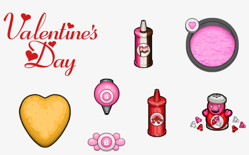 Valentine S Day Toppings Donuteria By Amelia411-d7o61ay - Hearts For You On Our Wedding Day-be Mine-for Wife, transparent png #6367039