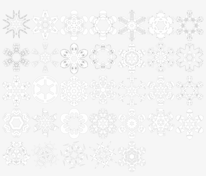 By Perchik Dec 3, 2015 View Original - Star Wars Snowflake Svg, transparent png #6367043