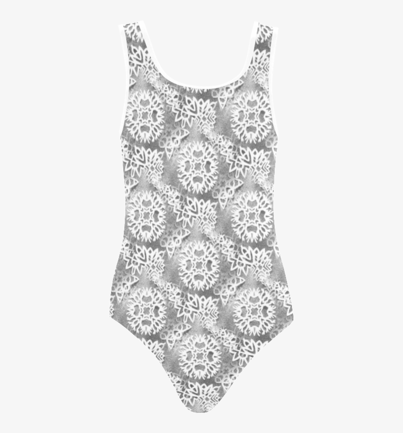 Snowflakes Pattern Dark Edgy Vest One Piece Swimsuit - Snowflake Pattern (dark And Edgy) Slim Iphone 6 Case, transparent png #6367561
