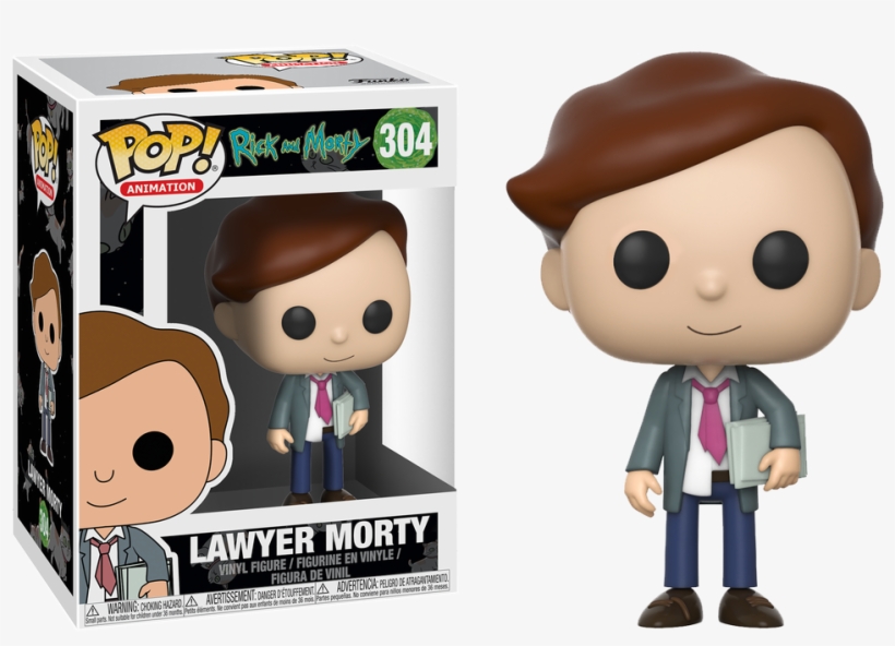 Pop Figure Rick And Morty Lawyer Morty - Funko Pop De Rick Y Morty, transparent png #6367634