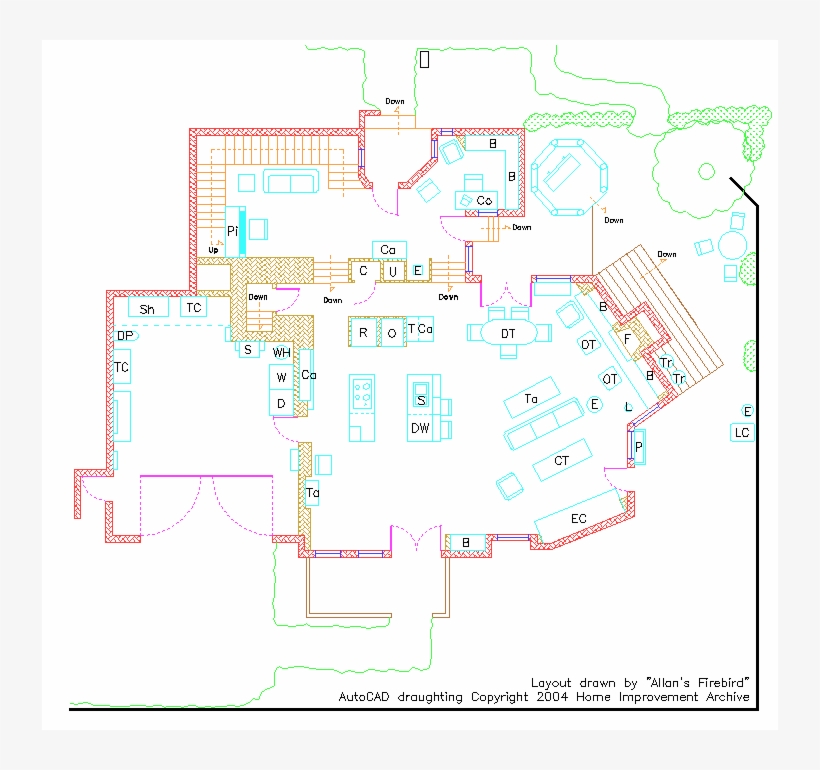 Image Showing Layout Of The Home Improvement Archive - Home Improvement Taylor House, transparent png #6368571