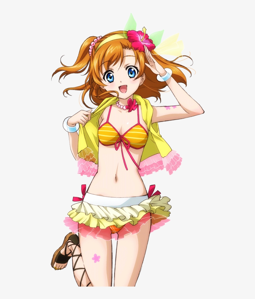 Download Images - Honoka Kousaka Swimsuit Png, transparent png #6369031