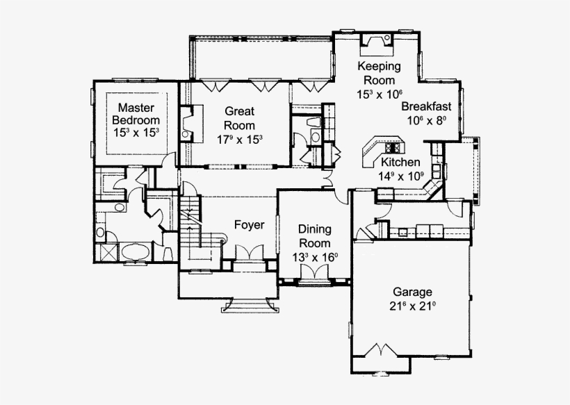 Blueprint 32235 First Floor Blueprint, transparent png #6369078