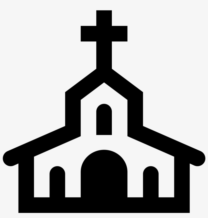 Church Icon - Icone Eglise, transparent png #6369180