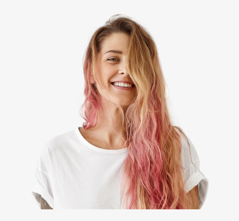 Find A Clinic - Pontas Do Cabelo Coloridas Cabelo, transparent png #6370131