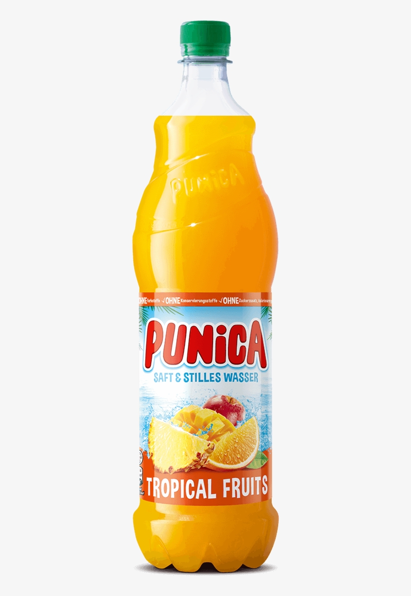 Punica Classic Tropical-fruits - Punica Tropical Fruit 1,25l, transparent png #6371400