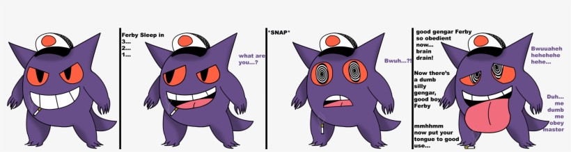 Ferby The Gengar - Portable Network Graphics, transparent png #6372788