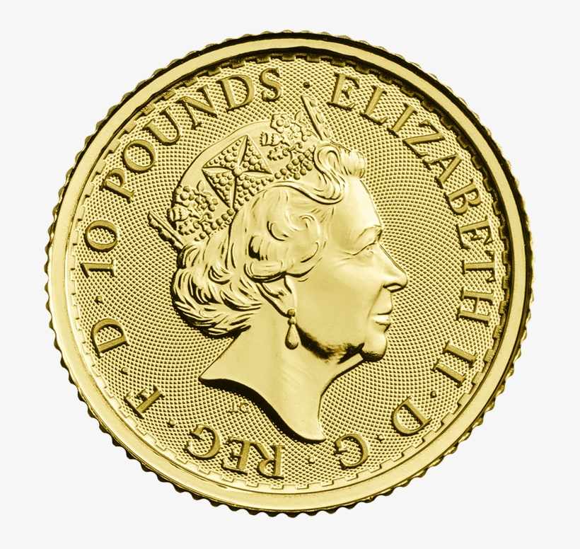 Britannia 2018 1/10 Oz Gold Coin - British Gold Coin, transparent png #6373142