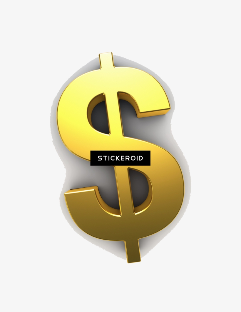 Lakshmi Gold Coin Coins - Dollar Sign Rectangle Magnet, transparent png #6373348