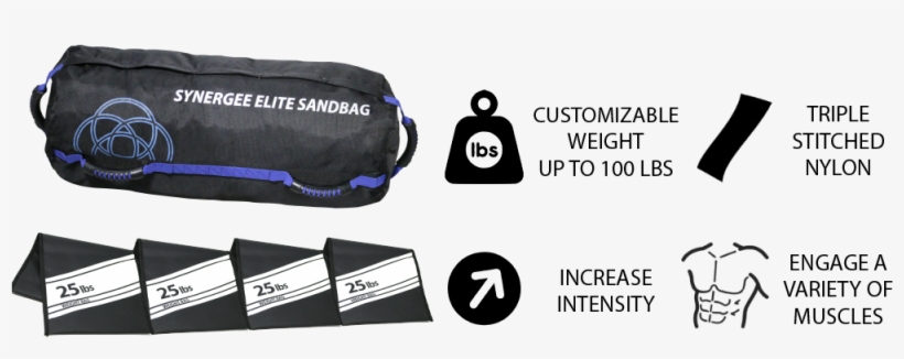 Elite Sandbag Specs - Sandbag, transparent png #6373697