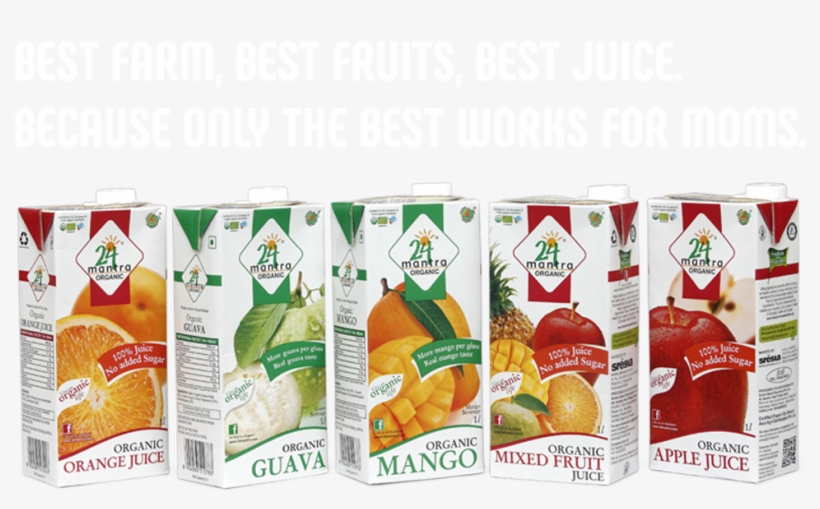 Fruits - 24 Mantra Organic Mango Juice 1l Tetra Pack, transparent png #6374643