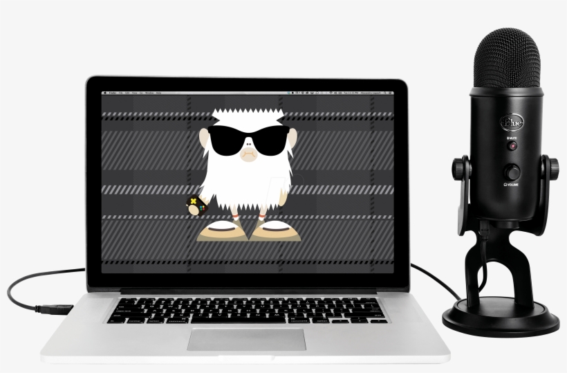 Blackout Yeti Usb Microphone Blue Microphones - Blue Microphones Yeti - Microphone - Blackout, transparent png #6374698