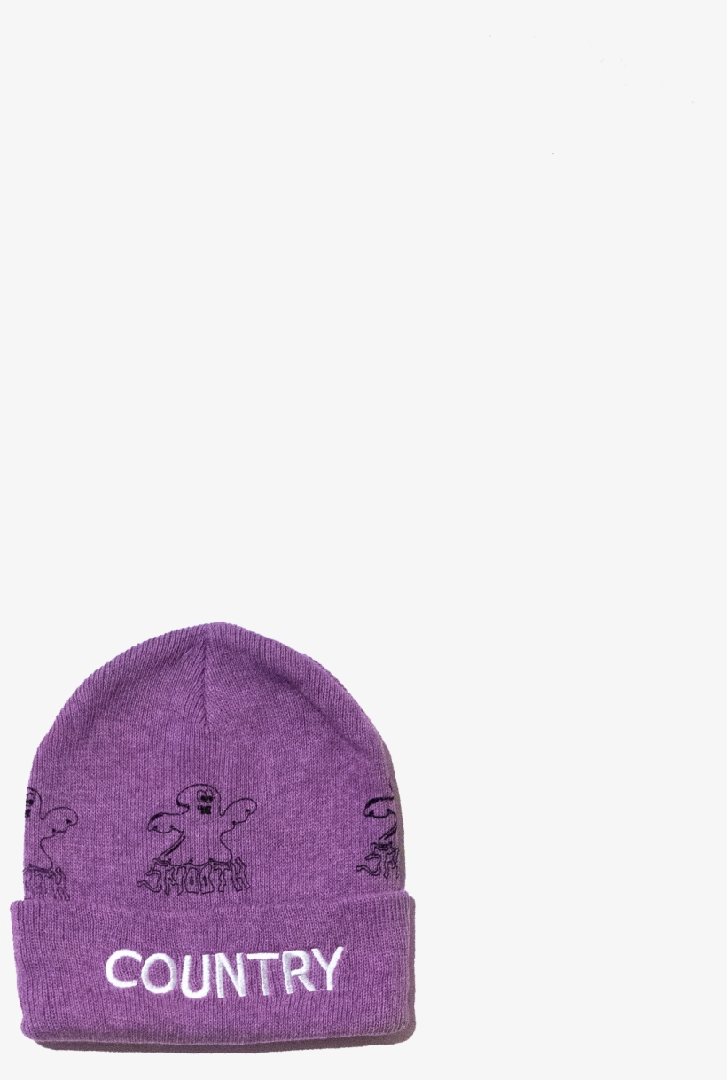 Image Of Purple Ghost Country Beanie - Beanie, transparent png #6374979