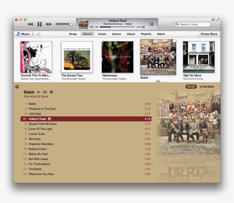Album Artwork Is Reflective Below It In Itunes 11 - Mumford & Sons - Babel (cd), transparent png #6377338