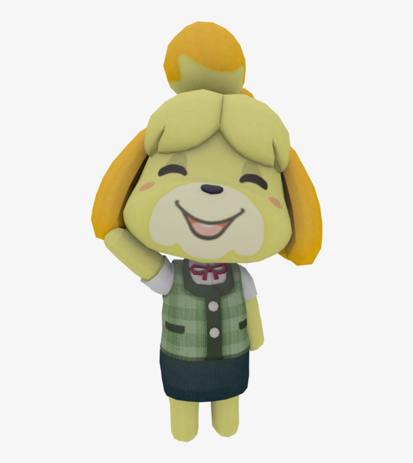 Render Test By Theadorableoshawott - New Leaf Ssb4 Animal Crossing Isabelle, transparent png #6379663