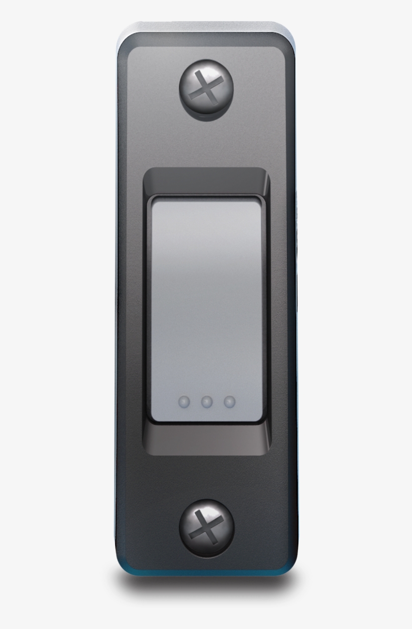 041a4166 Lighted Push Button Door Control Hero - Push-button, transparent png #6379928