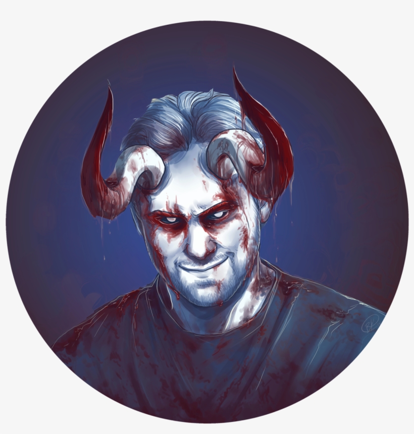 Glows Art Rt Demon Au Ah Ryan Haywood Achievement Hunter, - Achievement Hunter Demon Au, transparent png #6379930
