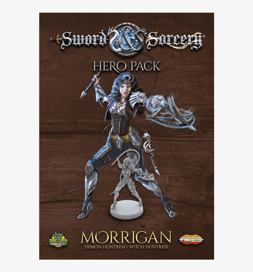 Sword & Sorcery Hero Pack Morrigan Demon Huntress/witch - Ares Games Sword & Sorcery: Immortal Souls, transparent png #6380564
