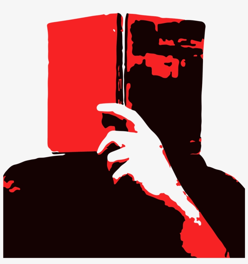 Book Man Black - Fahrenheit 451 Novel, transparent png #6380854