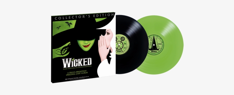 Clip Art This Collector's Edition Vinyl Features The - Wicked Soundtrack Green Vinyl, transparent png #6381501