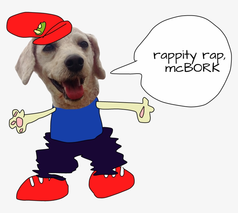 Parappa The Rapper Cynophobia / Tough Luck Ducksocks - Dog Catches Something, transparent png #6381665