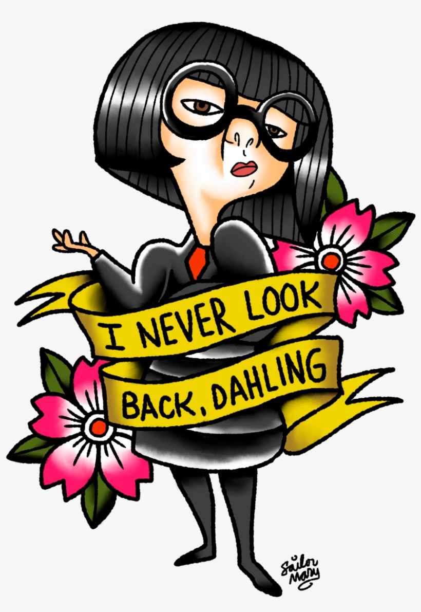 I Wanna Do A Pixar Inspired Sleeve And I Think That - Edna "e" Mode, transparent png #6381776