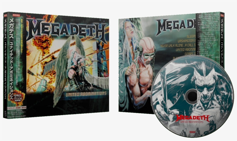 Megadeth Album - Megadeth-united Abominations + 1 (cd), transparent png #6382208