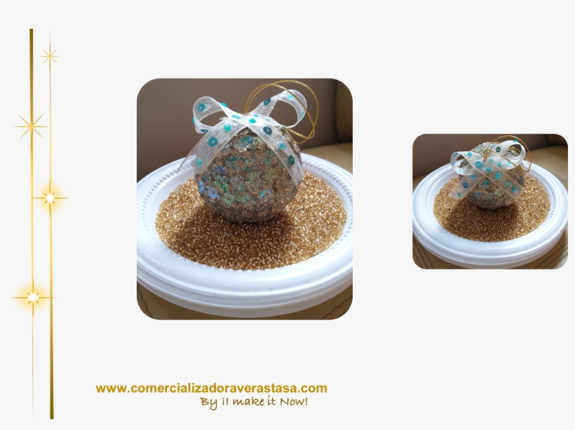 Bolas De Navidad Hechas Con Polvo De Escarcha, Finas - Christmas Day, transparent png #6382619