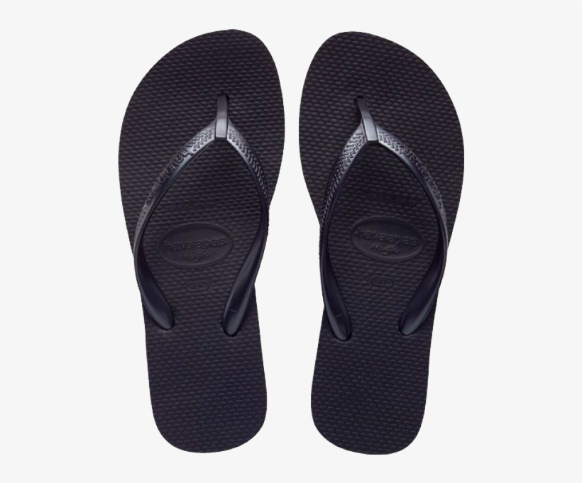 Botar / Meter / Pôr No Chinelo = Dar Cien Vueltas (espanhol) - Havaianas Top Black, transparent png #6382765