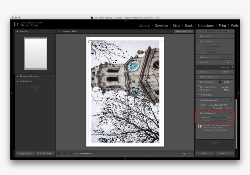 Screen Shot 2016 02 26 At - Lightroom Printing Black And White, transparent png #6382768