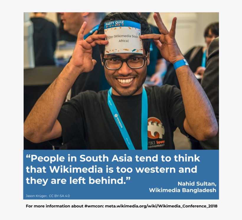 Wikimedia Conference 2018 Sharepic Nahid Sultan, transparent png #6383420