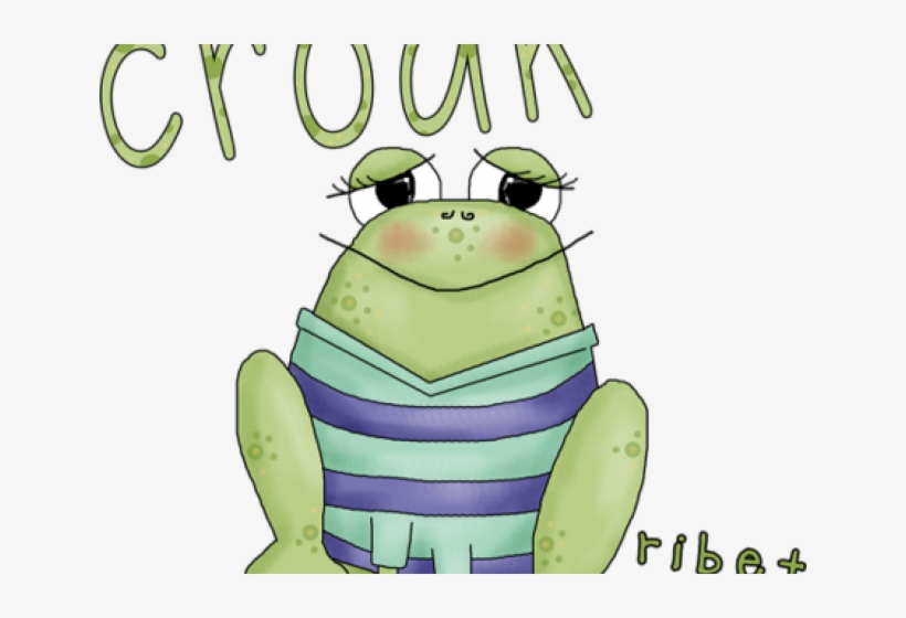 Green Frog Clipart Croak - Ostern-frosch-t-shirts Und Ostern-geschenke Karte, transparent png #6383539