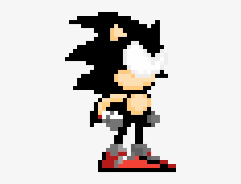 Dark Sonic - Sonic Mania Sprite Animation, transparent png #6384048