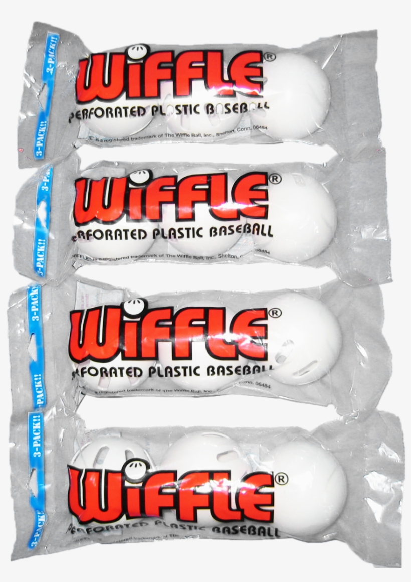 12 Official Wiffle Balls Baseballs Whiffle Wiffleballs - Wiffle Ball - 3 Pack, transparent png #6384804