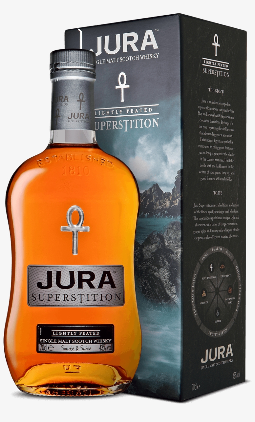 Jura Superstition - Jura Distillery Co. Ltd Isle Of Jura Superstition Liter, transparent png #6384910